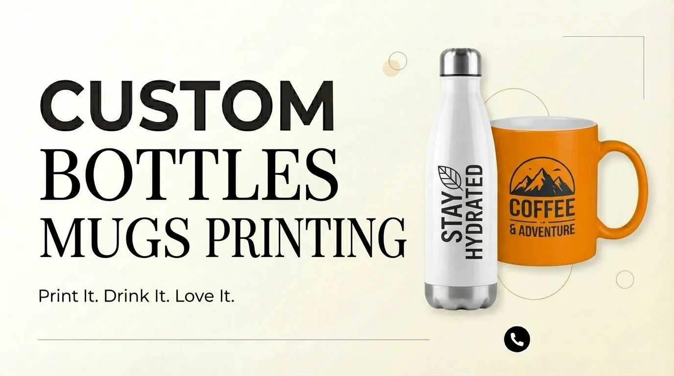 Custom Print Bottles and Mugs